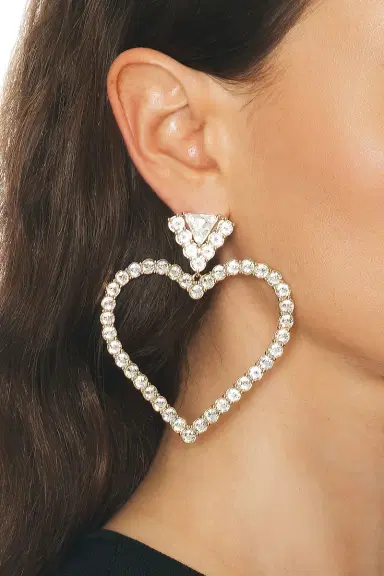 Valentino Garavani Coeur Royal Earrings | Thumbnail 2