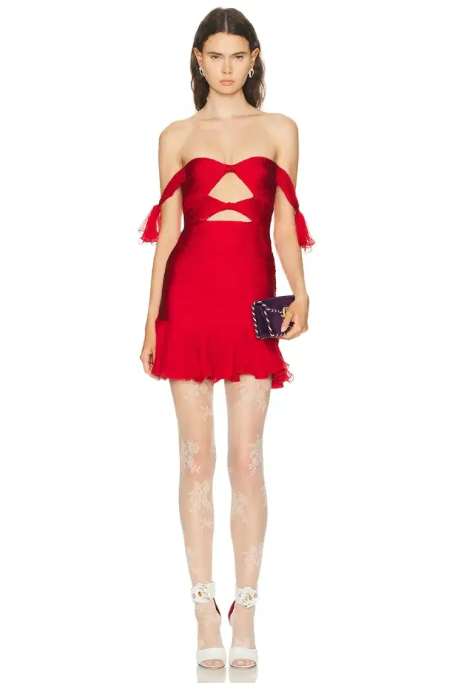 Valentino Cut Out Mini Dress