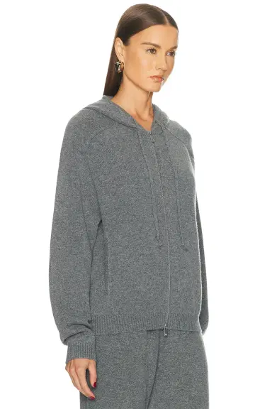 EAVES Milah Wool Cash Zip Up | Thumbnail 4