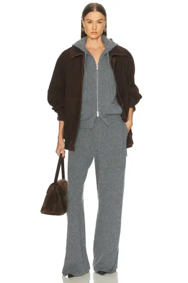 EAVES Milah Wool Cash Zip Up | Thumbnail 6