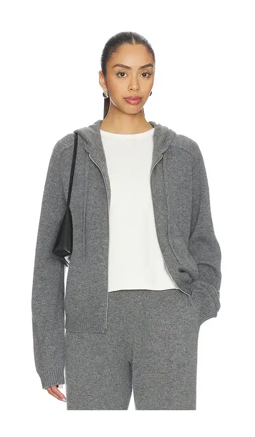 Milah Wool Cash Zip Up