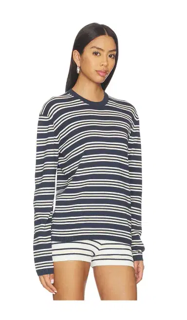EAVES Cydnee Striped Oversized Sweater | Thumbnail 2 EAVES Cydnee Striped Oversized Sweater | Thumbnail 2