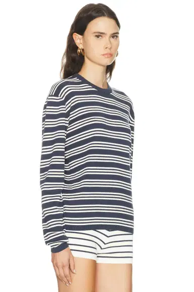 EAVES Cydnee Striped Oversized Sweater | Thumbnail 4 EAVES Cydnee Striped Oversized Sweater | Thumbnail 4