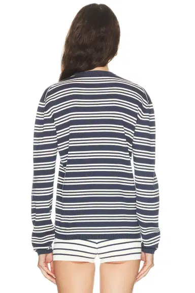 EAVES Cydnee Striped Oversized Sweater | Thumbnail 5 EAVES Cydnee Striped Oversized Sweater | Thumbnail 5