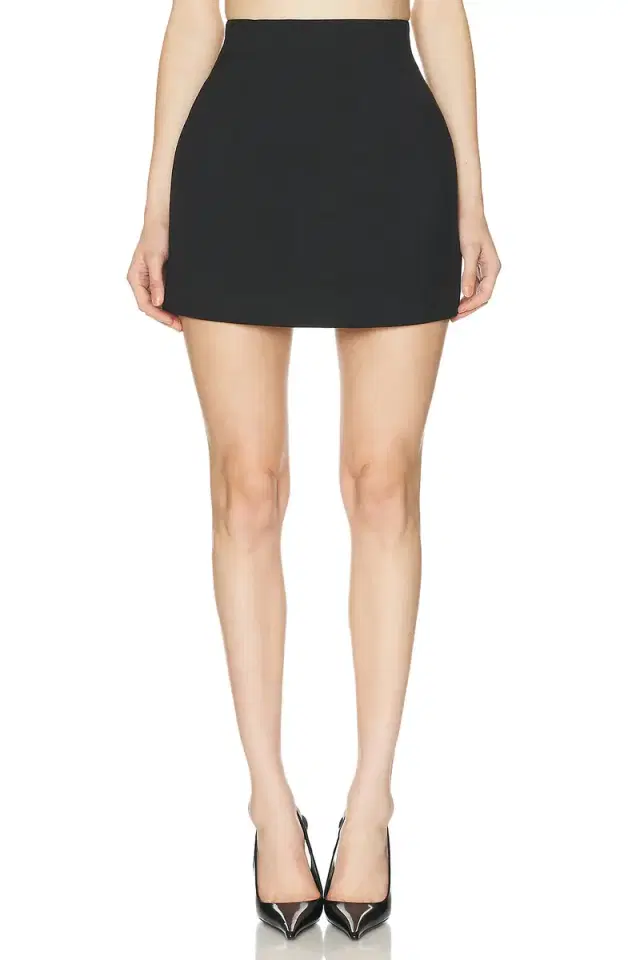 x Jasmine Tookes Irene Classic Suiting Sculpted Mini Skirt