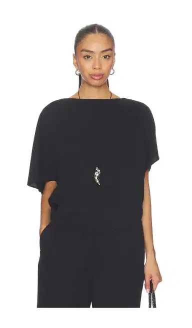 EAVES Greta Polished Crepe Top | Thumbnail 1 EAVES Greta Polished Crepe Top | Thumbnail 1