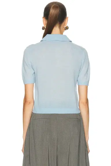 EAVES Emmery Light Knit Polo | Thumbnail 5
