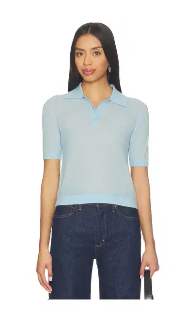 EAVES Emmery Light Knit Polo | Thumbnail 1