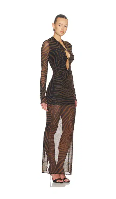 BLUMARINE Print Net Dress | Thumbnail 2