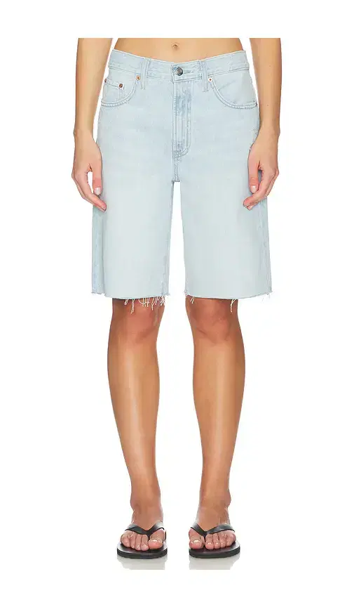 Pistola Nolan Relaxed Straight Cut Off Shorts