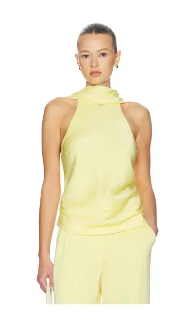 Simkhai Samira Satin Cape Top | Thumbnail 1