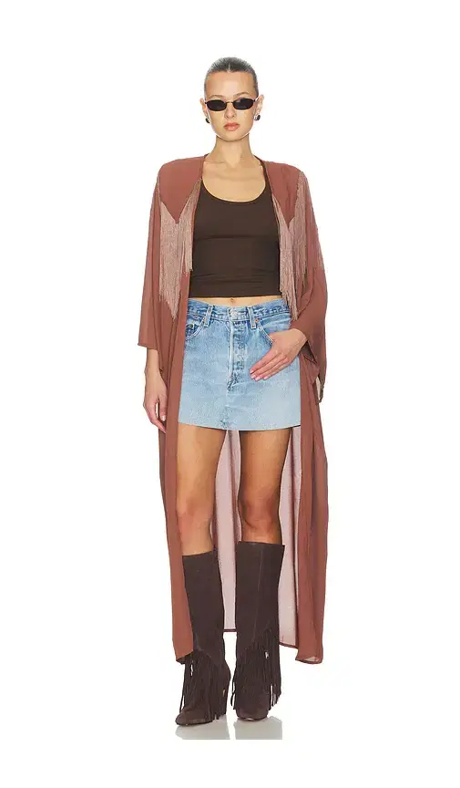Understated Leather Canyon Robe