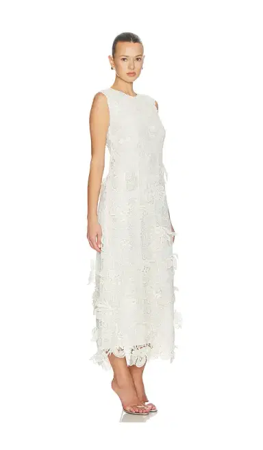Simkhai Dahlia Lace Midi Dress | Thumbnail 2 Simkhai Dahlia Lace Midi Dress | Thumbnail 2