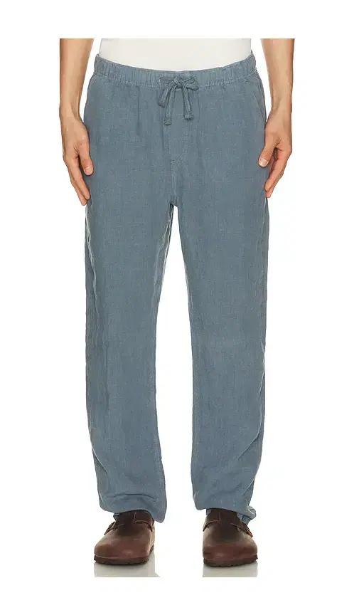 Faherty Linen Drawstring Pants