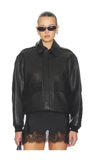 Hommegirls Leather Bomber | Thumbnail 2