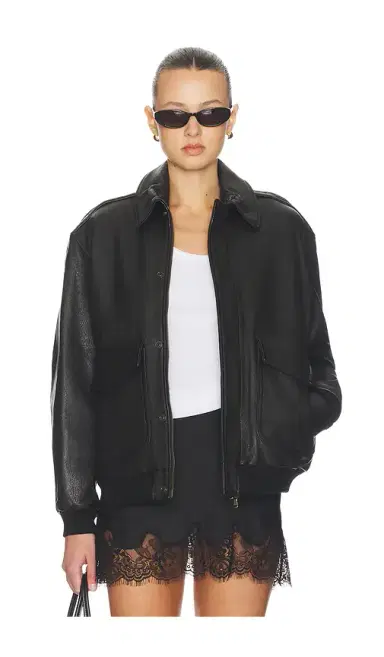 Hommegirls Leather Bomber | Thumbnail 1