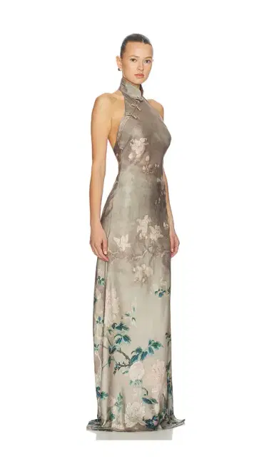 Sau Lee Gillian Satin Dress | Thumbnail 2 Sau Lee Gillian Satin Dress | Thumbnail 2