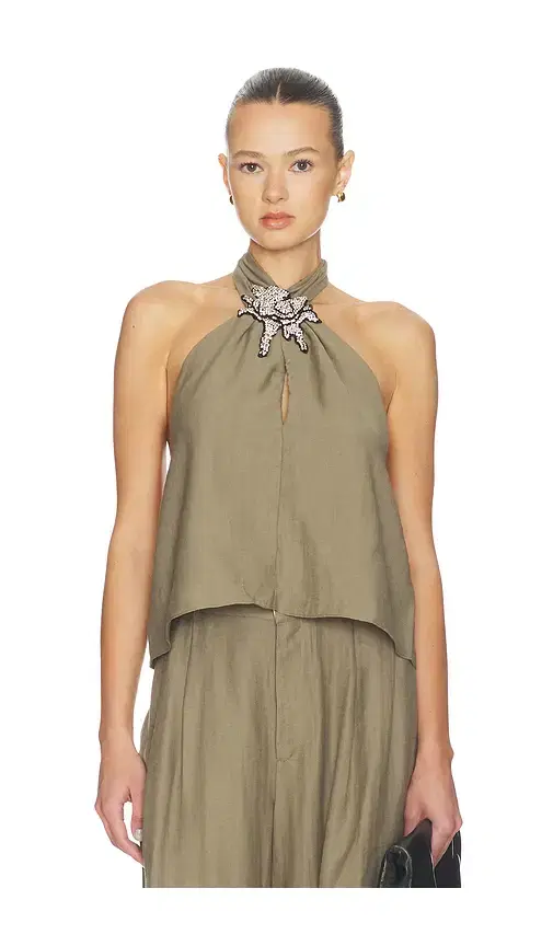 Mother of All Mona Collar Top