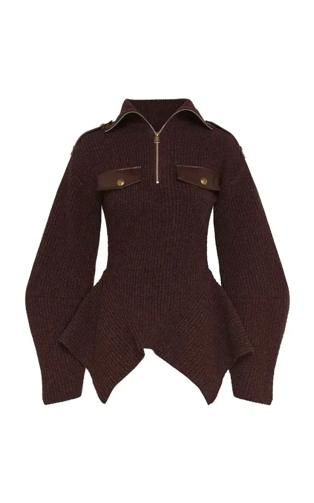 Zimmermann Valiant Utility Wool-Blend Sweater