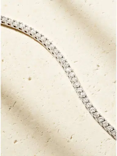 Sydney Evan 14-karat White Gold Diamond Tennis Bracelet | Thumbnail 5 Sydney Evan 14-karat White Gold Diamond Tennis Bracelet | Thumbnail 5