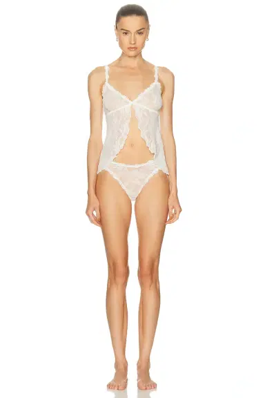 Skims Stretch Lace Babydoll Top | Thumbnail 4