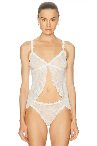 Skims Stretch Lace Babydoll Top | Thumbnail 1