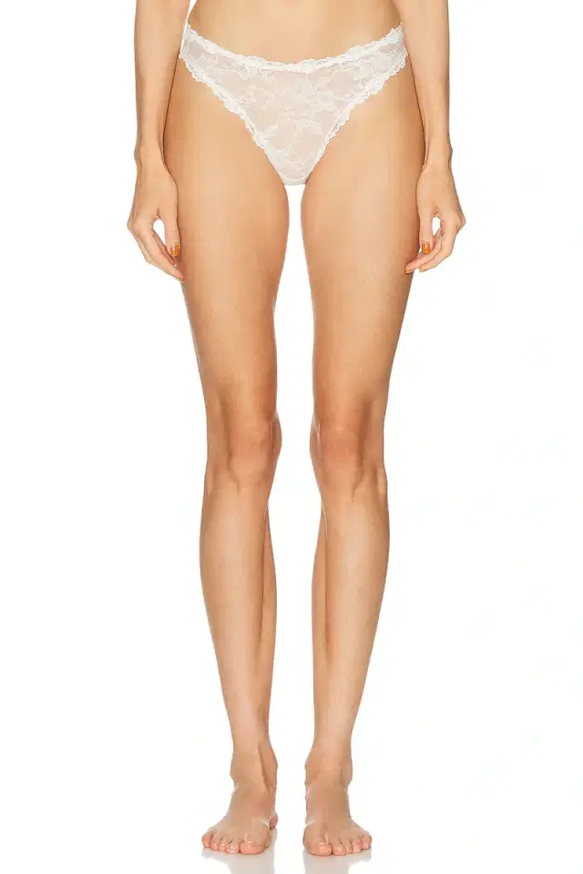 SKIMS Stretch Lace Dipped Thong