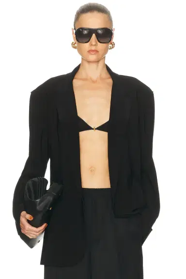 Norma Kamali Oversized Single Breasted Jacket | Thumbnail 1 Norma Kamali Oversized Single Breasted Jacket | Thumbnail 1