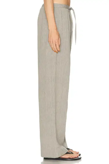 Loulou de Saison Clark Loose Fit Elastic Waist Pant | Thumbnail 3 Loulou de Saison Clark Loose Fit Elastic Waist Pant | Thumbnail 3