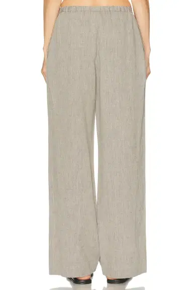 Loulou de Saison Clark Loose Fit Elastic Waist Pant | Thumbnail 4 Loulou de Saison Clark Loose Fit Elastic Waist Pant | Thumbnail 4