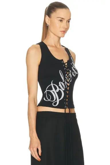 Balenciaga Lace Up Top | Thumbnail 2