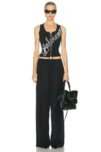 Balenciaga Lace Up Top | Thumbnail 4
