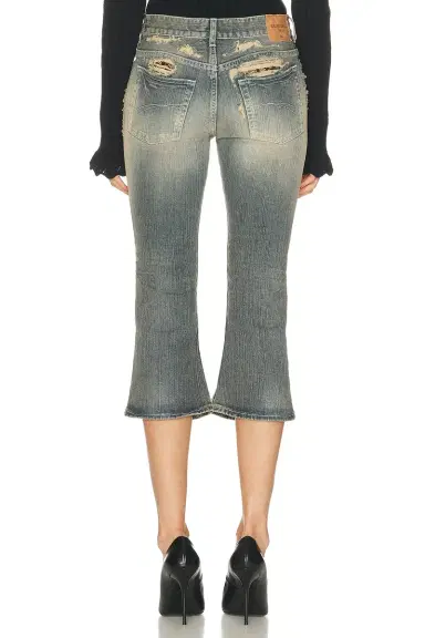 Balenciaga Lace Flared Capri | Thumbnail 4