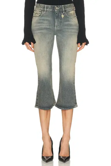 Balenciaga Lace Flared Capri | Thumbnail 1