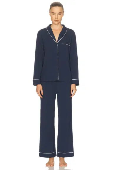 Lunya Slumberknit Shawl Collar Pant Set | Thumbnail 1 Lunya Slumberknit Shawl Collar Pant Set | Thumbnail 1