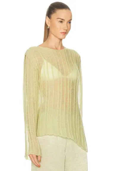 The Elder Statesman Nimbus Lola Pullover Sweater | Thumbnail 2 The Elder Statesman Nimbus Lola Pullover Sweater | Thumbnail 2