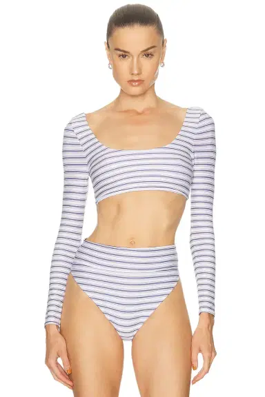 Bond-Eye Halle Long Sleeve Crop Top | Thumbnail 1 Bond-Eye Halle Long Sleeve Crop Top | Thumbnail 1
