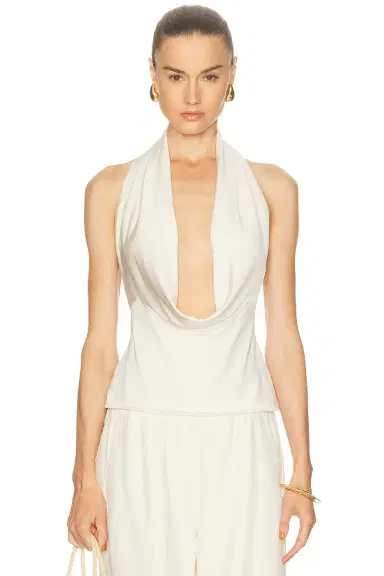 Lapointe Jersey Cowl Neck Top | Thumbnail 1 Lapointe Jersey Cowl Neck Top | Thumbnail 1