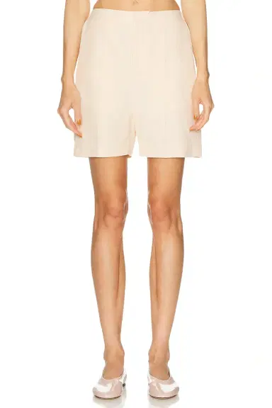 Loulou de Saison Ivan Elastic Waistband Baggy Short | Thumbnail 1 Loulou de Saison Ivan Elastic Waistband Baggy Short | Thumbnail 1