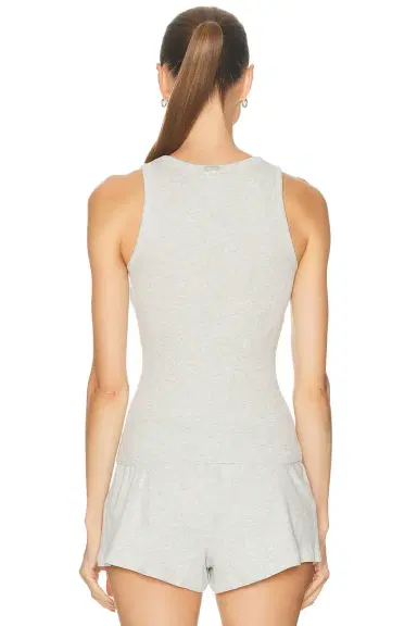 Skims Cotton Rib Scoop Neck Tank Top | Thumbnail 3