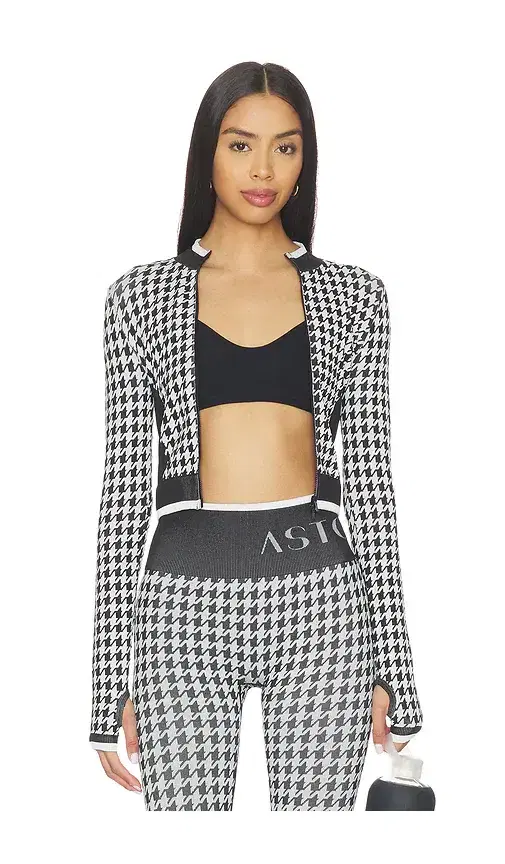 Astoria Seamless Knit Zip Up Jacket