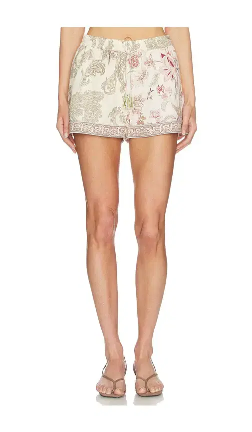 HEMANT AND NANDITA Waist Elasticated Shorts