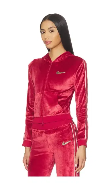 Nike Velour Full Zip Hoodie | Thumbnail 1 Nike Velour Full Zip Hoodie | Thumbnail 1