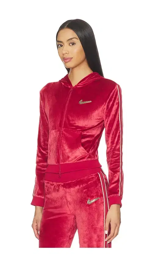 Velour Full Zip Hoodie