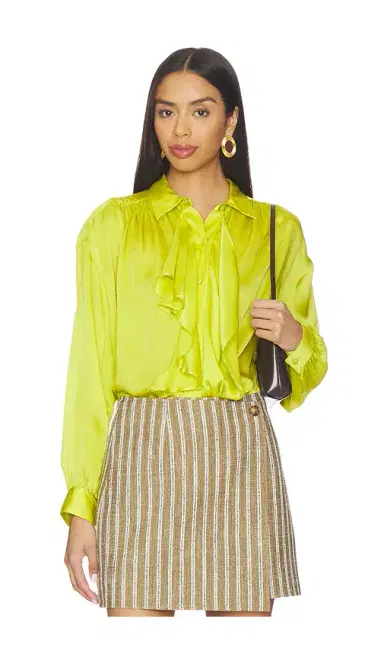 Ulla Johnson Gesture Long Sleeve Silk Blouse | Thumbnail 1 Ulla Johnson Gesture Long Sleeve Silk Blouse | Thumbnail 1
