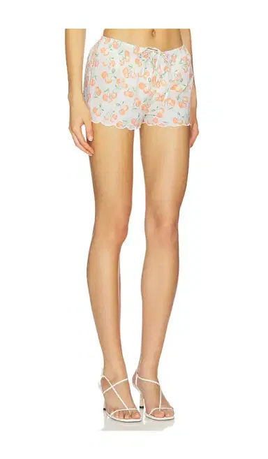 Montce X Elsa Hosk Scalloped Low-rise Drawstring Short | Thumbnail 2