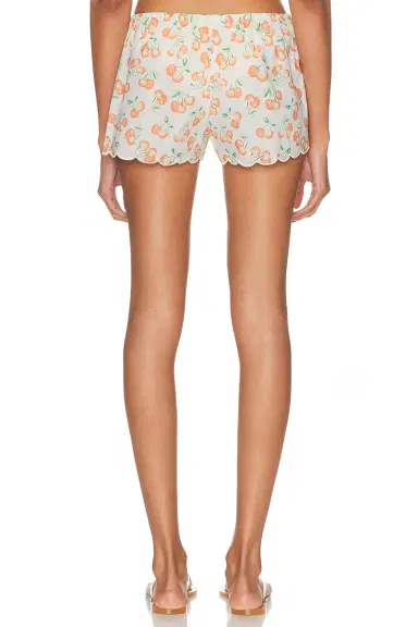 Montce X Elsa Hosk Scalloped Low-rise Drawstring Short | Thumbnail 6