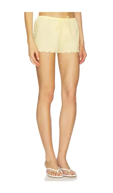 Montce X Elsa Hosk Scalloped Low-rise Drawstring Short | Thumbnail 2