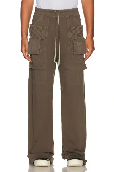 DRKSHDW by Rick Owens Creatch Cargo Drawstring Pants | Thumbnail 3