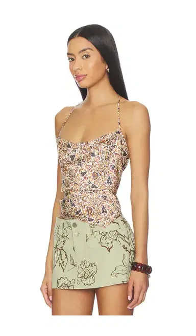 Juliet Johnstone Satin Cowl Neck Halter Top | Thumbnail 2 Juliet Johnstone Satin Cowl Neck Halter Top | Thumbnail 2